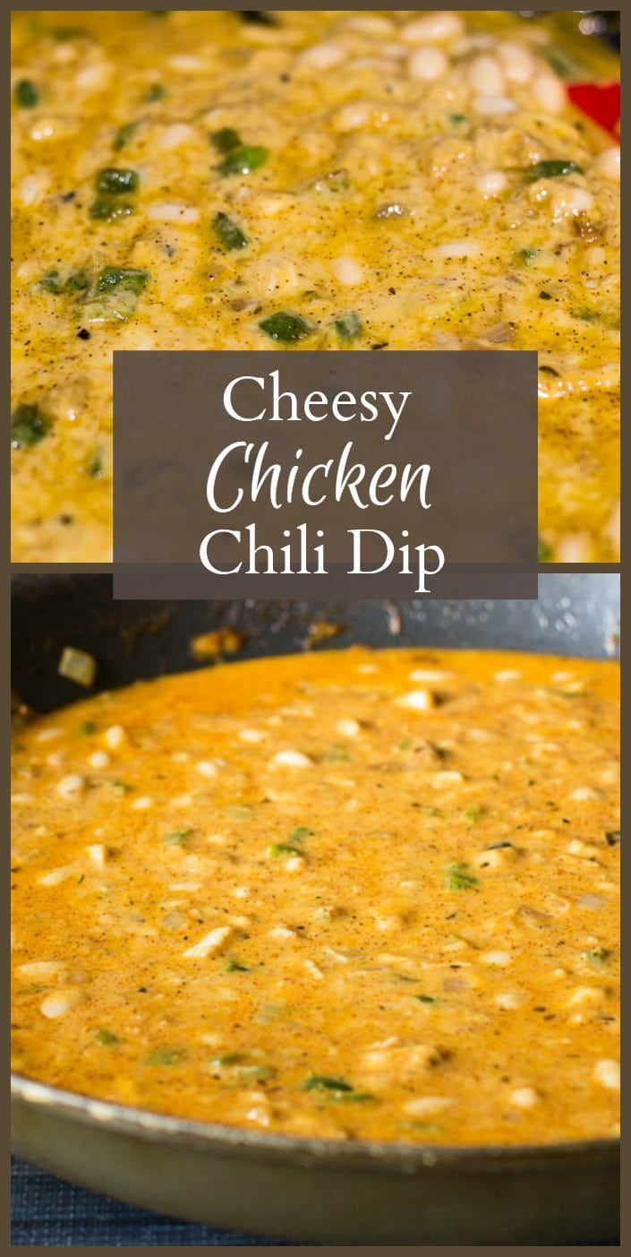 Cheesy Chicken Chili Dip by Garden Matter